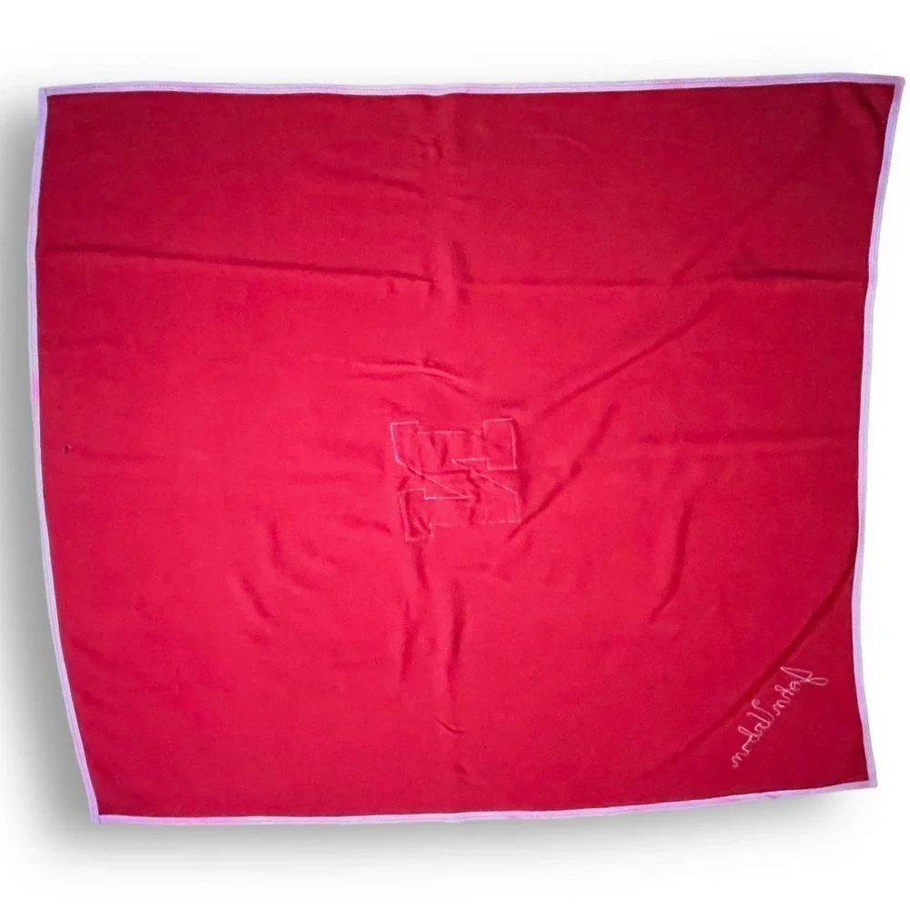 VTG U of Nebraska Letterman Football Blanket Stitched John Urban Circa 50s-60s